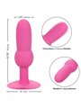 Calexotics First Time - Plug Anale in Silicone Rosa 10 Vibrazioni