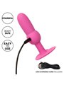 Calexotics First Time - Plug Anale in Silicone Rosa 10 Vibrazioni