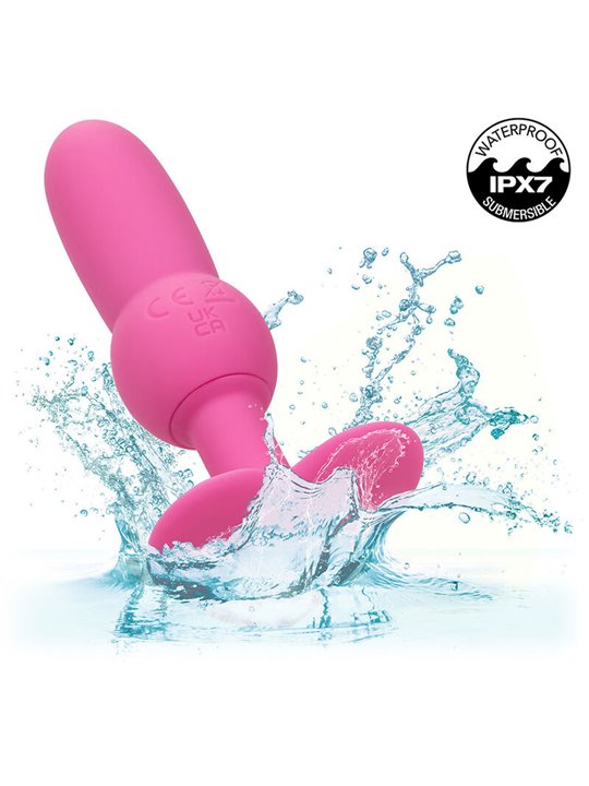 Calexotics First Time - Plug Anale in Silicone Rosa 10 Vibrazioni