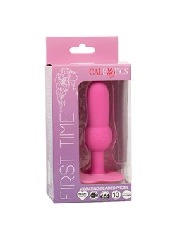 Calexotics First Time - Pink Silicone Anal Plug 10 Vibrations