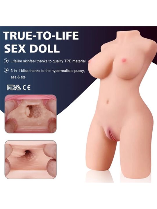 Armony Masturbatore Maschile Realistico Torso Femminile Modello 2