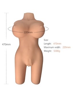 Armony Masturbatore Maschile Realistico Torso Femminile Modello 6