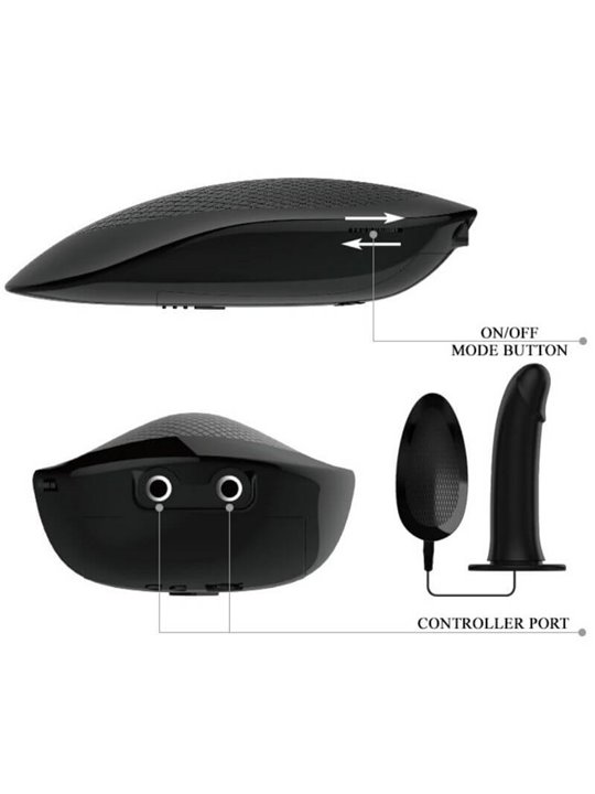 Pretty Love Male - Vito Strap On Hollow Dildo And Vibration 17.3 CM