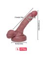Armony - Dildo Realistico con Testicoli in Silicone Liquido 17 Cm