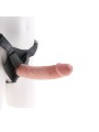 King Cock - Imbracatura Strap-On con Pene Realistico Beige 22,9 Cm