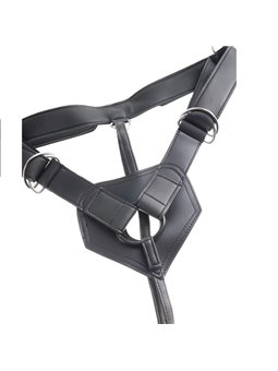 King Cock - Imbracatura Strap-On con Pene Realistico Beige 22,9 Cm