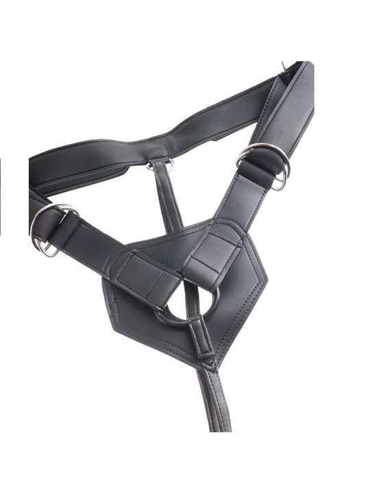King Cock - Imbracatura Strap-On con Pene Realistico Beige 22,9 Cm