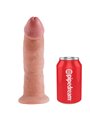 King Cock - Imbracatura Strap-On con Pene Realistico Beige 22,9 Cm
