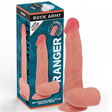 Rockarmy Ranger - Ultra Realistic Liquid Silicone Dildo 22 cm