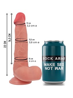 Rockarmy Ranger - Dildo Ultra Realistico in Silicone Liquido 22 Cm