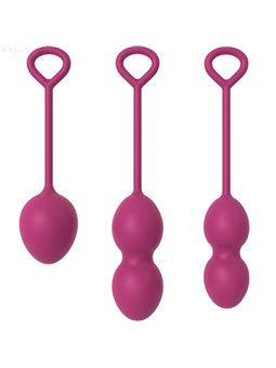 Armony Anabiosis - Sfere Vaginali Palline di Kegel 3 Livelli Bordeaux