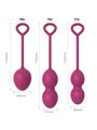 Armony Anabiosis - Vaginal Kegel Balls 3 Levels Bordeaux