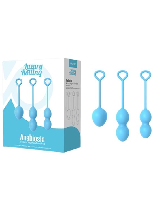 Armony Anabiosis - Vaginal Kegel Balls 3 Levels Blue
