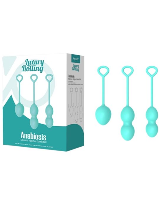 Armony Anabiosis - Vaginal Kegel Balls 3 Levels Green