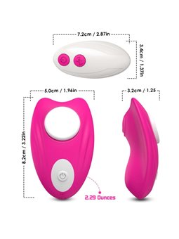 Armony Butterfly - Pink Panty Vibrator with Remote Control and Pantie