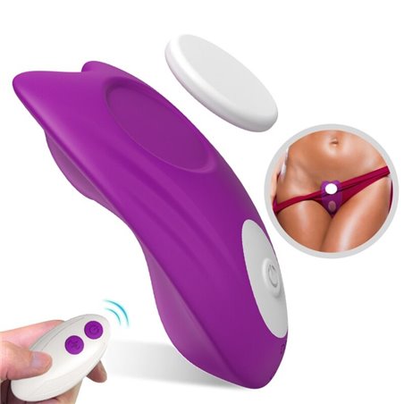 Armony Butterfly - Vibratore Panty Viola con Telecomando e Mutandina