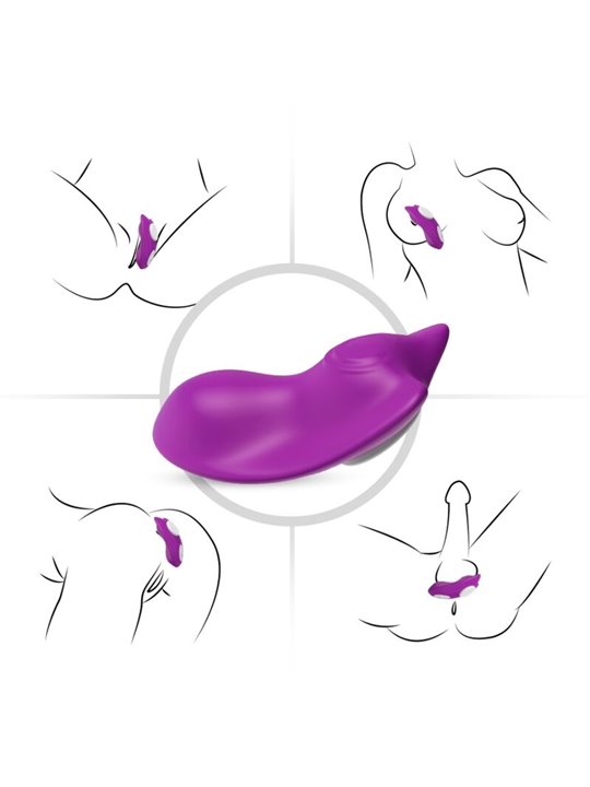 Armony Butterfly - Vibratore Panty Viola con Telecomando e Mutandina