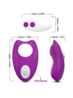 Armony Butterfly - Vibratore Panty Viola con Telecomando e Mutandina