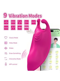 Armony Honeybee - Fuchsia Panty Vibrator with Panty and Free App