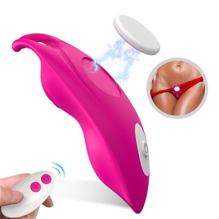 Armony Honeybee - Fuchsia Panty Vibrator with Remote Control and Pantie