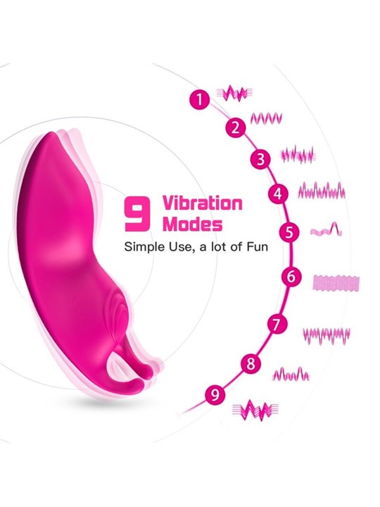 Armony Honeybee - Vibratore Panty Fucsia con Telecomando e Mutandina