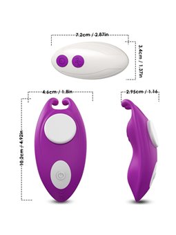 Armony Honeybee - Purple Panty Vibrator with Remote Control and Pantie