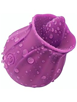Armony Fig - Purple Silicone Tongue Stimulator Vibrator