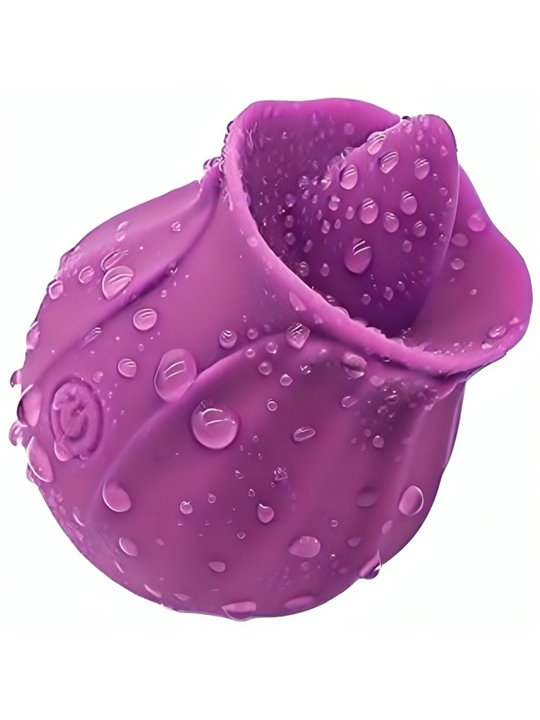 Armony Fig - Purple Silicone Tongue Stimulator Vibrator