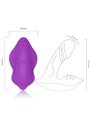 Armony - Vibratore Panty Introducibile in Silicone Viola con Telecomando