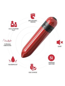 Armony Rocket Bullet - Vibratore Proiettile Fucsia con Telecomando