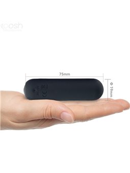 Armony Splash Haha - Silicone Bullet Vibrator 75 x 19 cm Black