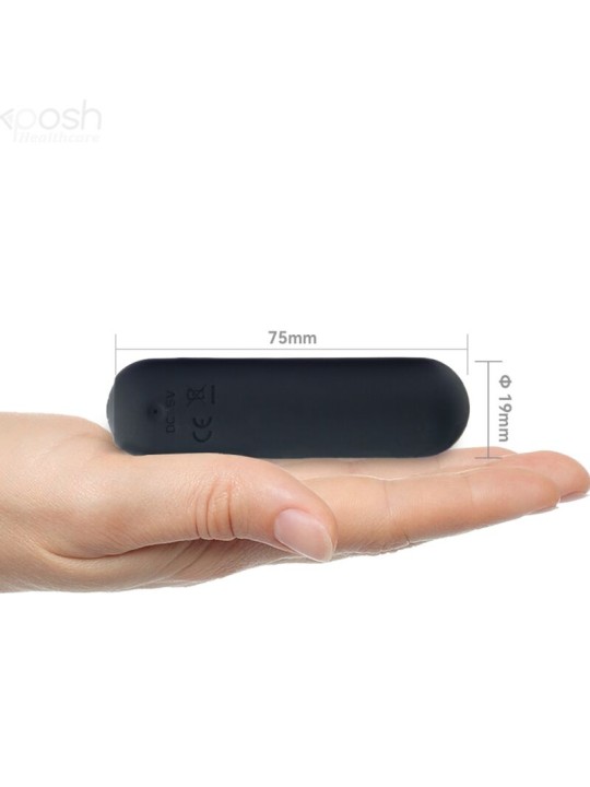 Armony Splash Haha - Silicone Bullet Vibrator 75 x 19 cm Black
