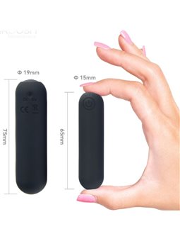 Armony Splash Haha - Silicone Bullet Vibrator 75 x 19 cm Black