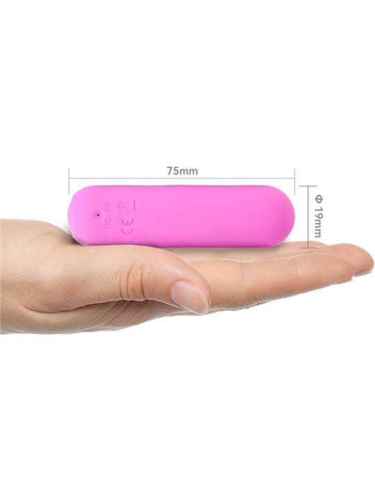 Armony Splash Haha - Vibratore Bullet in Silicone 75 x 19 Cm Rosa