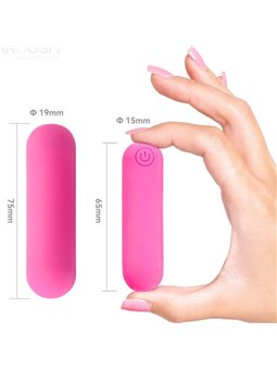 Armony Splash Haha - Vibratore Bullet in Silicone 75 x 19 Cm Rosa