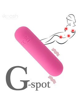 Armony Splash Haha - Vibratore Bullet in Silicone 75 x 19 Cm Rosa