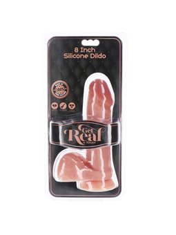 Get Real - Silicone Dildo 20,5 CM W Balls Skin