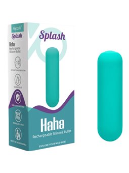 Armony Splash Haha - Silicone Bullet Vibrator 75 x 19 cm Green