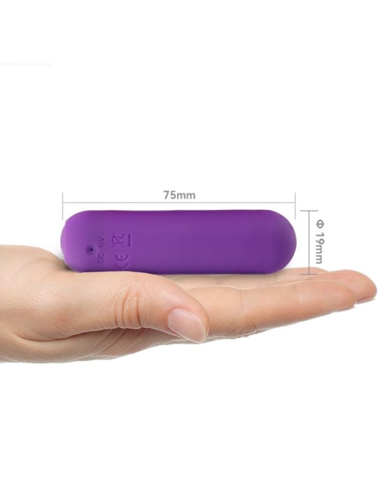 Armony Splash Haha - Vibratore Bullet in Silicone 75 x 19 Cm Viola