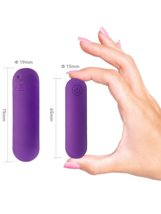 Armony Splash Haha - Silicone Bullet Vibrator 75 x 19 cm Purple