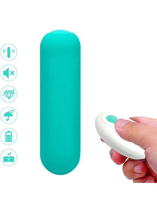 Armony Splash Joie - Vibratore Bullet in Silicone 75 x 19 Cm Verde