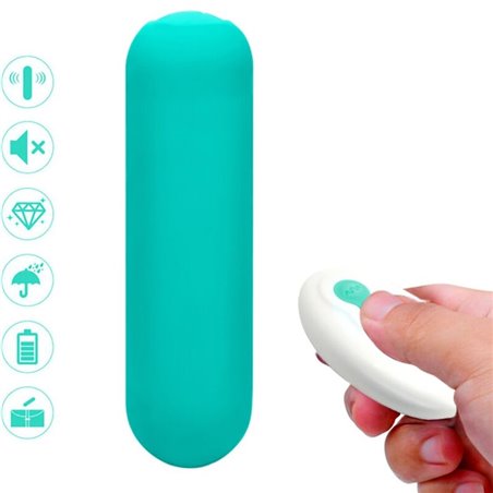 Armony Splash Joie - Vibratore Bullet in Silicone 75 x 19 Cm Verde