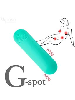 Armony Splash Joie - Vibratore Bullet in Silicone 75 x 19 Cm Verde