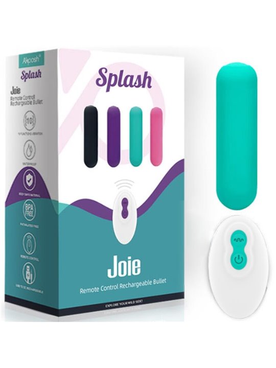 Armony Splash Joie - Vibratore Bullet in Silicone 75 x 19 Cm Verde