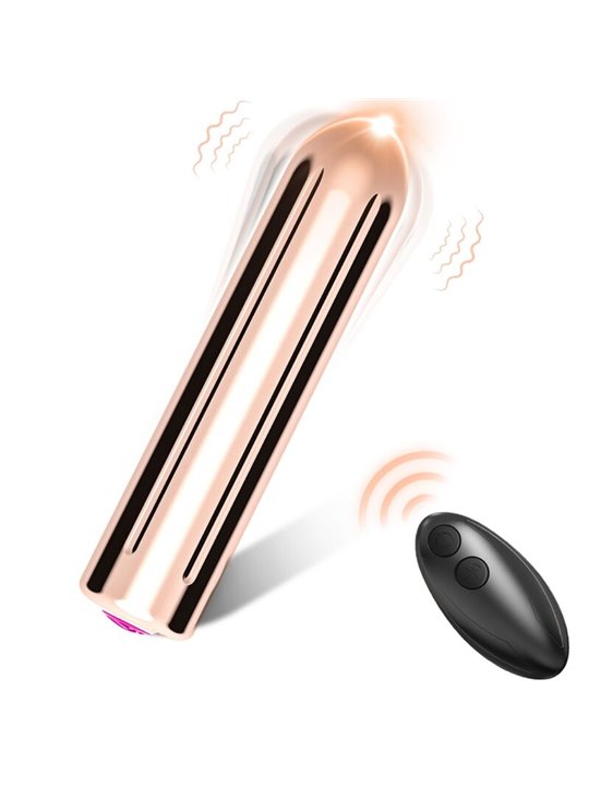 Armony Rocket Bullet - Vibratore Proiettile Oro con Telecomando