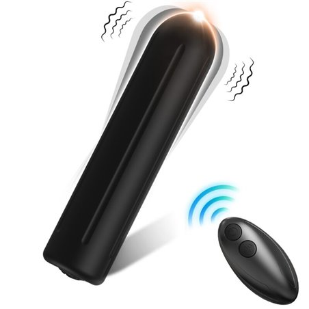 Armony Rocket Bullet Vibe - Vibratore Proiettile Nero con Telecomando