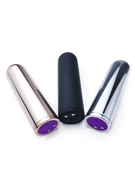 Armony Rocket Bullet Vibrator Silver 2.1 cm x 7.9 cm