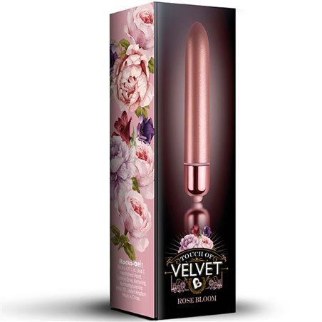 Rocks-Off Touch Of Velvet - Vibratore Proiettile Rosa 9 Cm 10 Velocità
