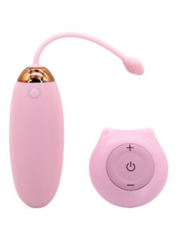 Armony Kitty Fun - Pink Silicone Vibrating Egg with Remote Control