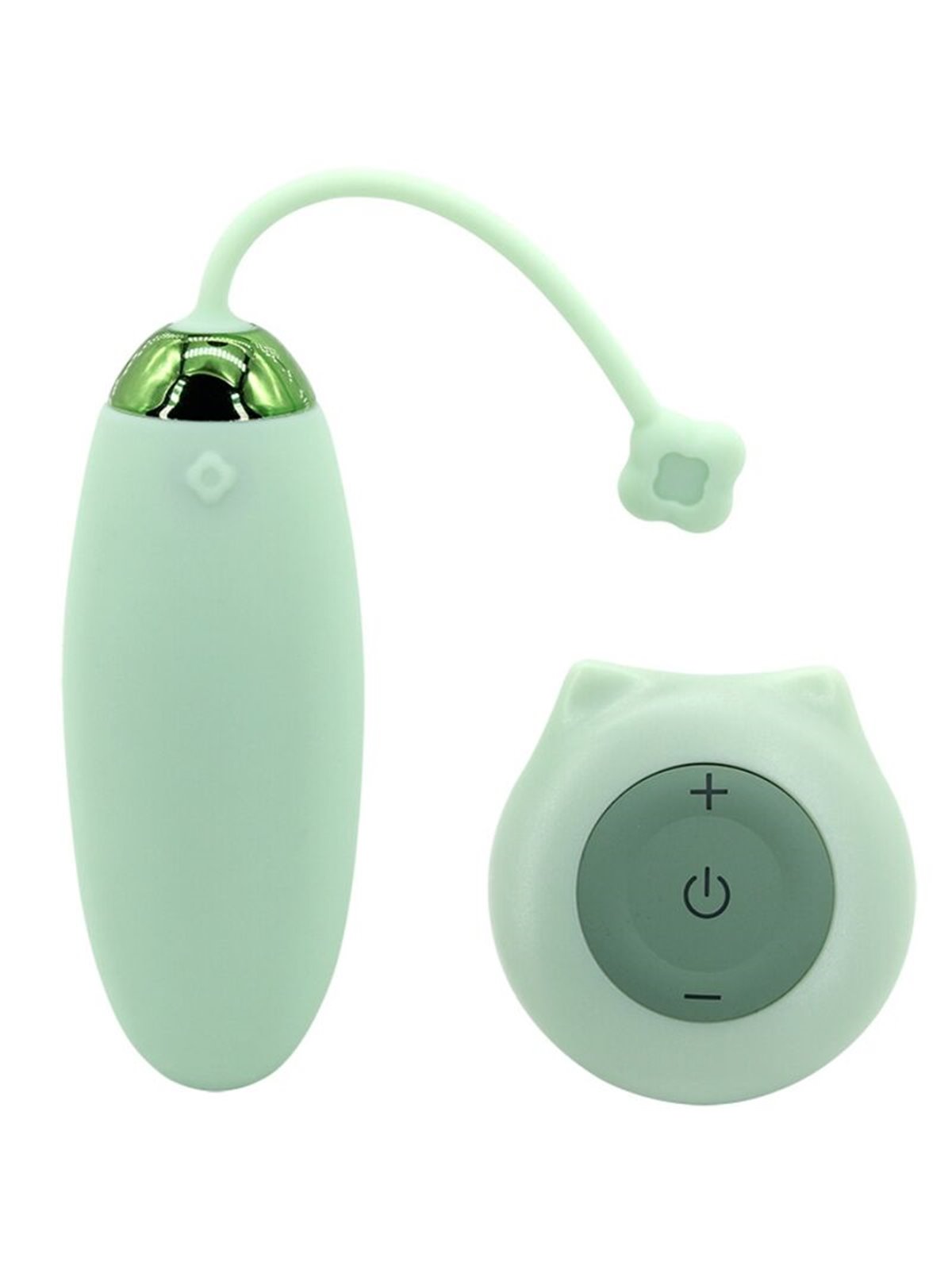 Armony Kitty Fun - Green Silicone Vibrating Egg with Remote Control